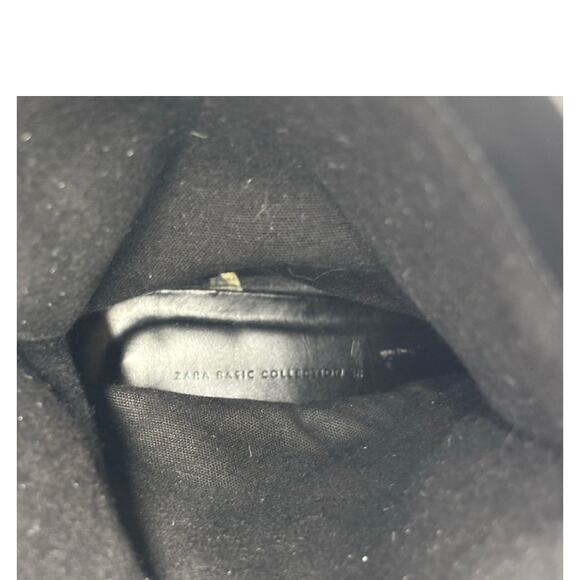 Zara Tall Western Leather Boots Black Womens Size 7.5 Point Toe Cowgirl - Picture 15 of 16